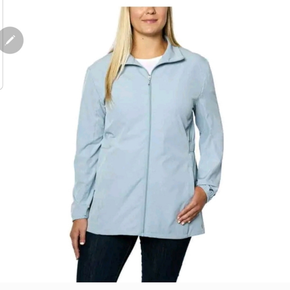 Hang Ten Ladies' Hybrid Jacket blue fog nwt XS - Picture 3 of 4